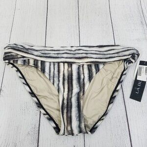 La Blanca Shirred Band Hipster Bikini Bottom Womens Size 10 LB8KQ95
